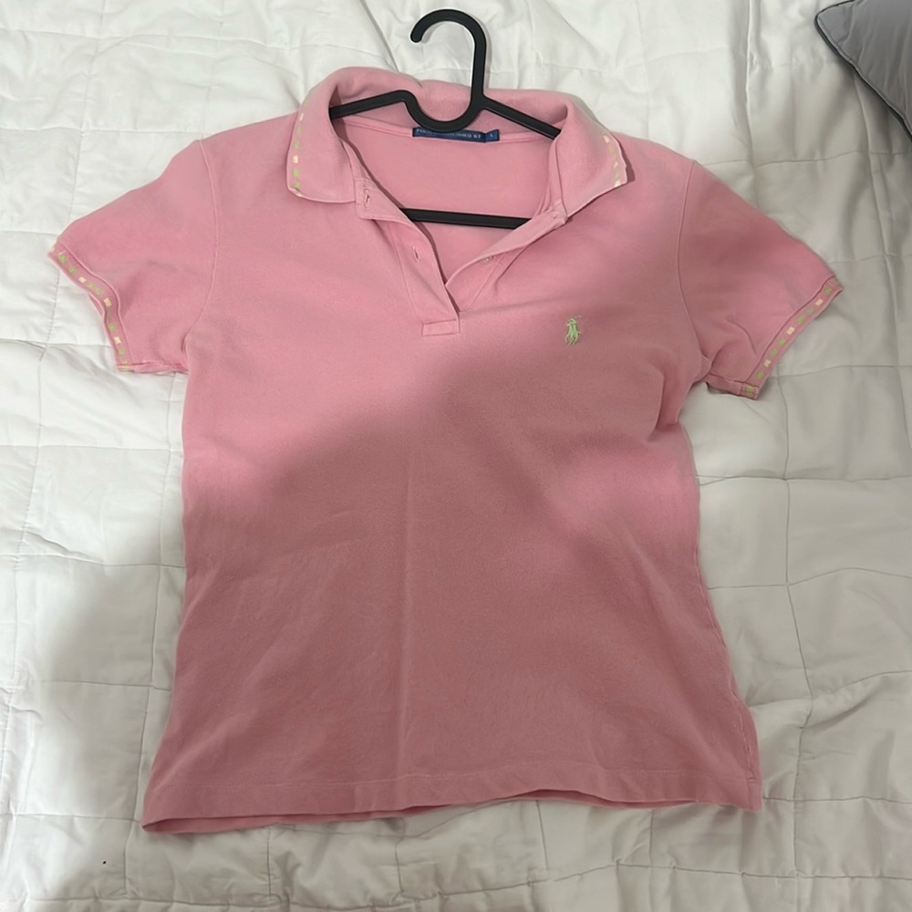 US Polo Pink collared shirt